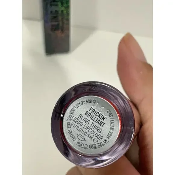MAC Bling Thing Liquid Lipcolour FRICKIN' BRILLIANT Full size 0.17 oz New in Box